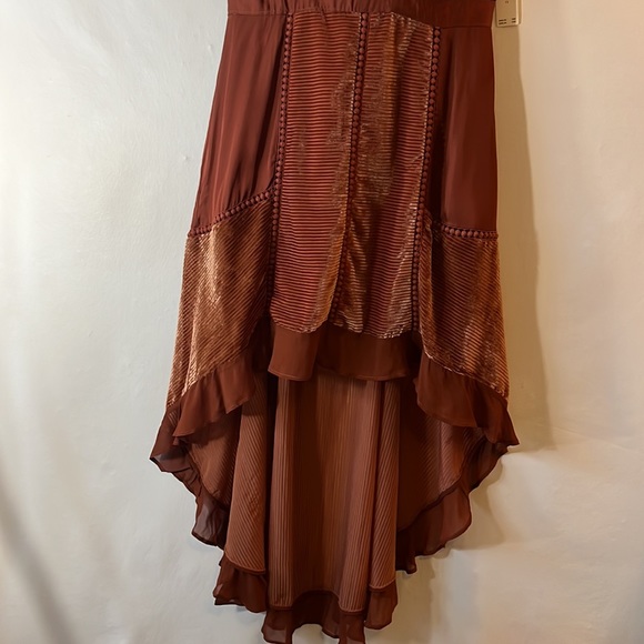Anthropologie Velvet Asymmetrical Dress - Picture 15 of 15